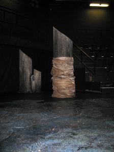 Realising columns and floor that made part of the set of Macbeth. Made with Matt Hellyer and James Gardiner. Designed by Matt Hellyer