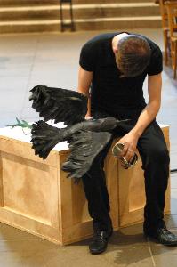 Raven puppet: Production photo curtesy of Steve Denton